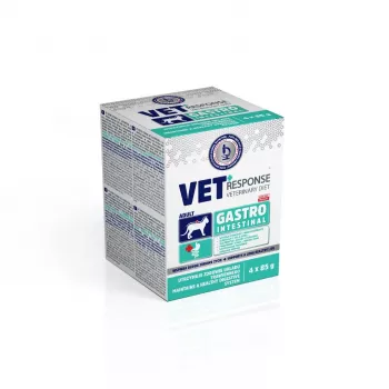 VET RESPONSE Gastrointestinal - Nassfutter für Katzen - 4x85g
