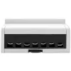 Qoltec Dreiphasen-Bidirektionaler Elektronischer Zähler | DIN-Schienen-Energieverbrauchszähler | 400V | 100A | LCD | 4P