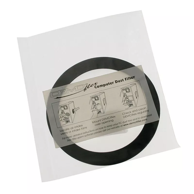 Staubfilter DEMCiflex 92 mm rund DF0489 – 92 mm runder Lüfterfilter