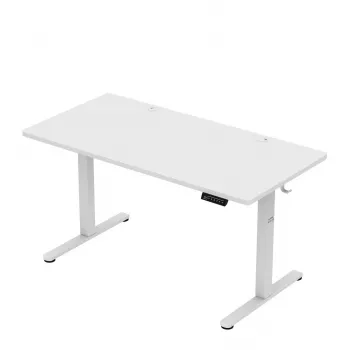 Schreibtisch mark adler Leader 7.3 Weiß — höhenverstellbare ergonomische Workstation
