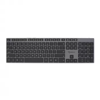 Kabellose Tastatur SBOX WK-131 US, kompaktes Metalldesign, US-Layout