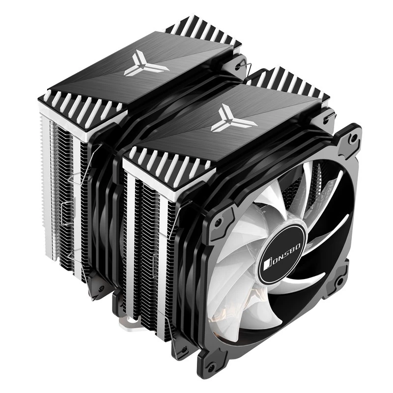 Jonsbo CR-2000GT Computer-Kühlsystem Prozessor-Kühler 12 cm Schwarz 1 St.