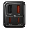 Baseus GaN6 Pro Universal Schwarz AC Schnellladegerät für Innen