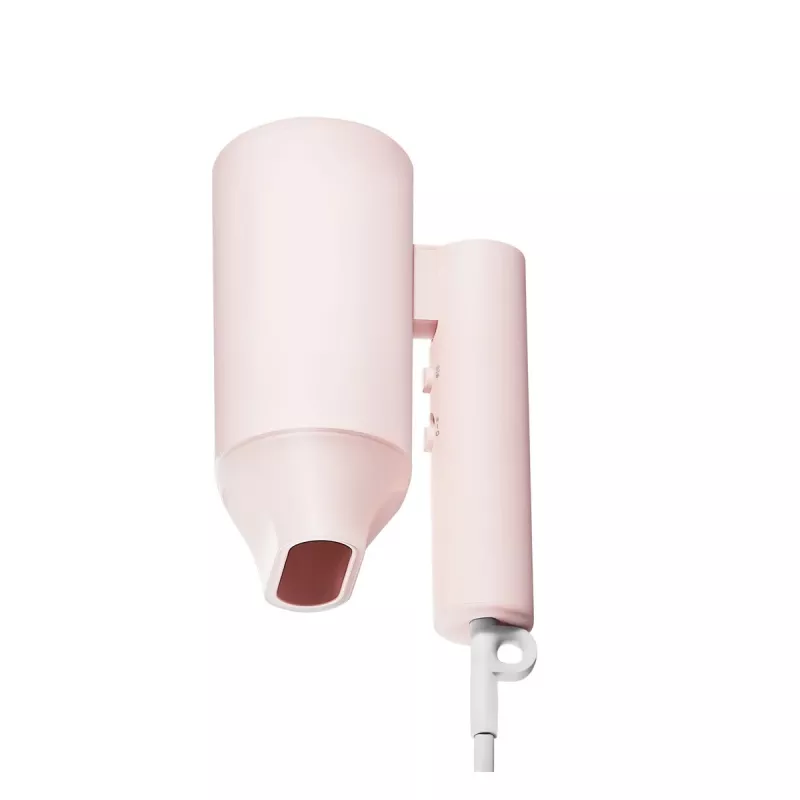 Haartrockner Xiaomi H101 1600 W, klappbares Reise-Modell, Ionen-Technologie, 2 Temperaturstufen, 1,7 m Kabel, pink