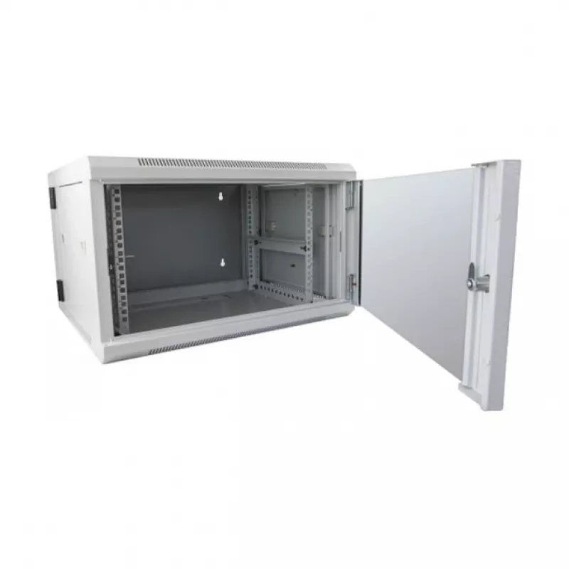 Server-Rack-Schrank ALLNET SMB6606 Grau, 23 kg, kompaktes Netzwerk-/Servergehäuse