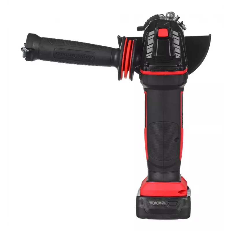 Winkelschleifer YATO YT-82826, 18V Li-Ion 2Ah, 125 mm Scheibe, 10.000 U/min, M14-Gewinde, werkzeuglos verstellbare Schutzhaube