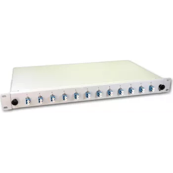 Lightwin LWL-Spleißbox, 24 Fasern, 12x DLC Singlemode, 9/125µm OS2 G657.A1 Pigtail Spleißboxen (SPBOX 24E09 OS2 DLC)