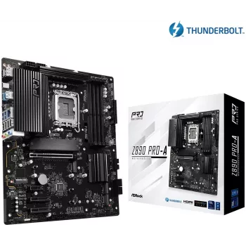 Mainboard ASRock Z890 Pro-A ATX — Intel Z890-Chipsatz, LGA 1851, DDR5, 4x DIMM, 256 GB, 2.5Gb LAN, PCIe Gen5