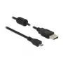 USB-Kabel DeLOCK 5m USB 2.0-A Micro-B Schwarz
