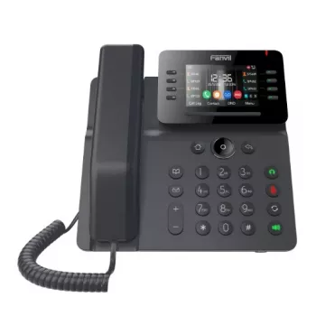 IP-Telefon Fanvil V64 Schwarz 12 Leitungen LCD WLAN