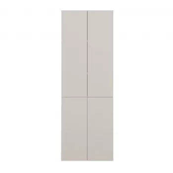 Badezimmerschrank Nel DD 1K Korb Farbe Kaschmir Lange Türen