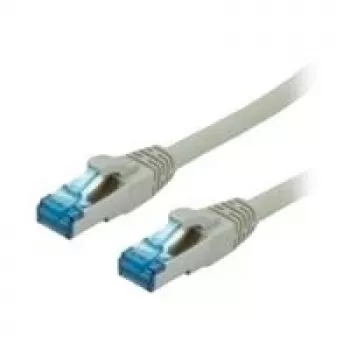 VALUE - Patchkabel - RJ-45 (M) zu RJ-45 (M) - 5 m - UTP - CAT 6a - vergossen - Grau (21.99.0875)