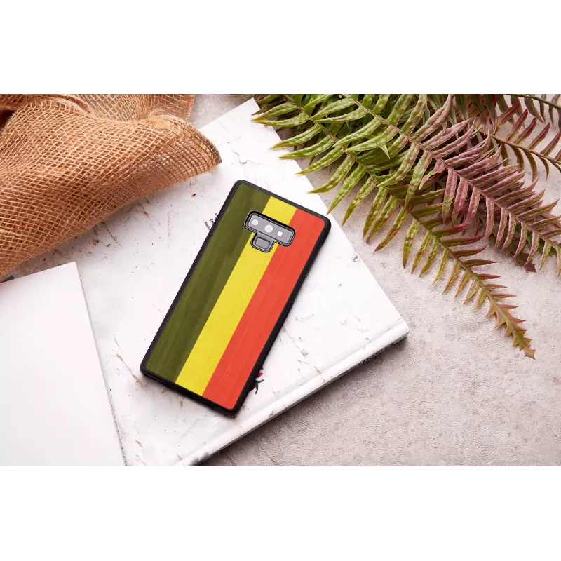 Smartphone-Hülle man and wood für Samsung Galaxy Note 9 — Reggae Schwarz Schutzhülle