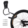 Fahrrad-Wandhalterung MACLEAN MC-433 vertikaler Fahrradhalter, klappbar, breitenverstellbar, für Fahrräder bis 20 kg, schwarz