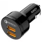 CC-T8 ultraschneller Autoladegerät 2xUSB 3.0 6A 36W + Micro-USB-Kabel 1m