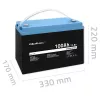 Qoltec 53705 Lithium-Eisenphosphat-Batterie 100 Ah 12,8 V