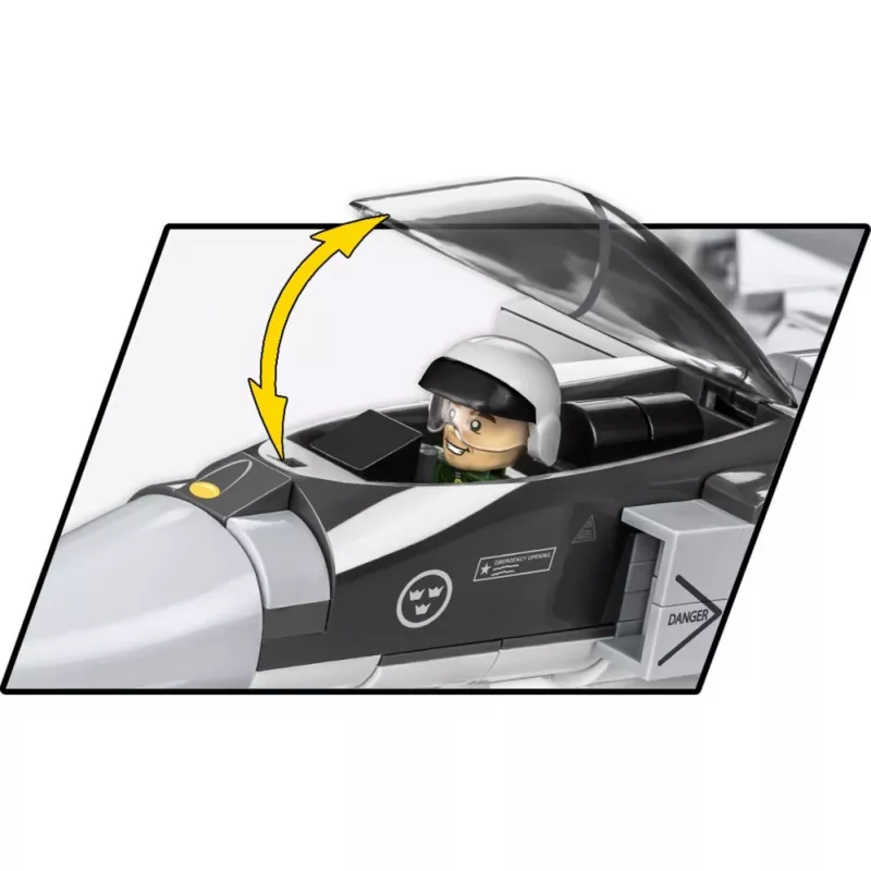 Bricks Armed Forces SAAB Jas 39 Gripen E 480 Bausteine