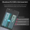 SSD-Gehäuse Unitek S1206A für 2× M.2 NVMe PCIe Gen3 x4 Laufwerke, USB 3.2 Gen 2 (10 Gbit/s), Aluminium, USB-C, inklusive Netzteil