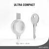 Ladegerät 4smarts QI2 Smartwatch Silber USB Kabelloses Schnellladen