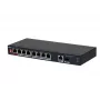 Dahua Technology PoE PFS3110-8ET1GT1GF-96 Unmanaged Gigabit Ethernet (10/100/1000) Power over Ethernet (PoE) Schwarz
