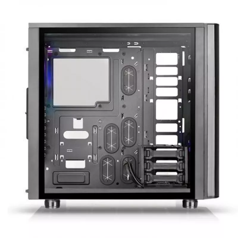 Thermaltake View 31 TG - ARGB Edition - MIDI Tower - ATX - ohne Netzteil (PS/2) - Schwarz - USB/Audio