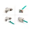 DeLOCK Keystone-Modul 88121 Flach Violett RJ-45 10 Stk.