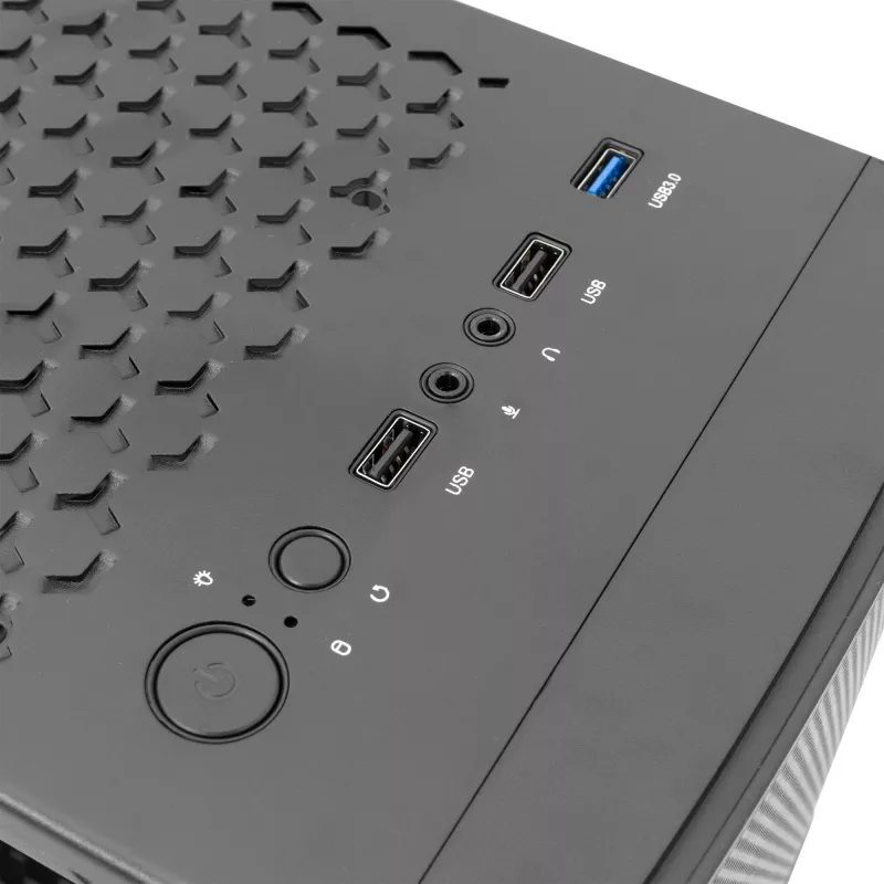Computergehäuse Panzer-2 White Shark GCC-2402 ATX Schwarz