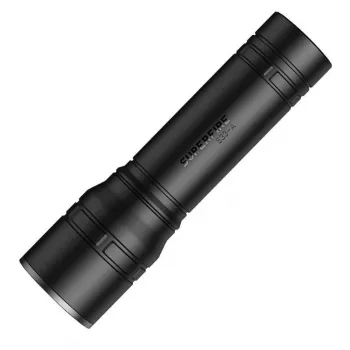 Taschenlampe Superfire S33‑A USB schwarz – handliche LED-Taschenlampe, 4 Modi, wiederaufladbar