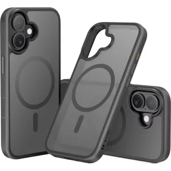 nevox StyleShell Invisio - iPhone 17 6.3 kompatibel mit MagSafe Schwarz (2542)