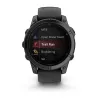 Garmin Fenix E 3,3 cm (1,3) AMOLED 47 mm Digital 416 x 416 Pixel Touchscreen Schwarz Wi-Fi GPS (Satellit)