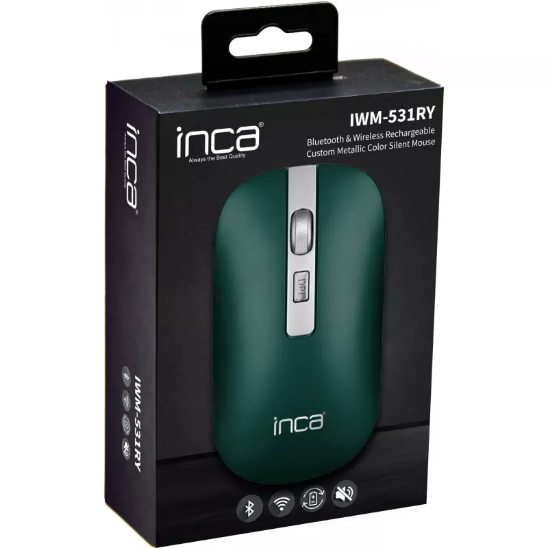 Cian Technology GmbH Maus INCA IWM-531RY Bluetooth & Wireless Batterie Silent GN retail - Maus