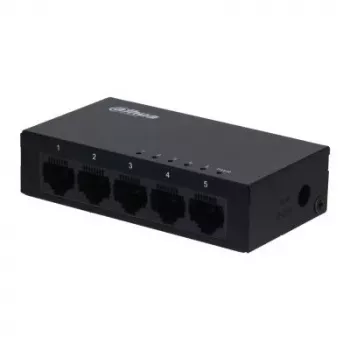 Dahua Technology SG1005-EUR Netzwerk-Switch Unmanaged L2 Gigabit Ethernet (10/100/1000) Schwarz