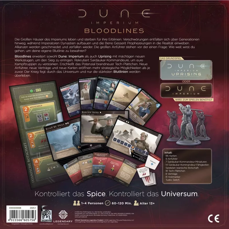 Dune: Imperium - Bloodlines, Brettspiel-Erweiterung