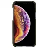 Handyhülle Krusell Birka für Apple iPhone 11 Pro, dunkelbraune Lederoptik-Hülle