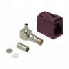 Koaxial-Steckverbinder DELOCK 89716 – FAKRA D Stecker, 90° abgewinkelt, 13,8 × 21,5 × 9,5 mm