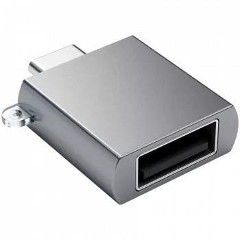 Satechi USB-C auf USB 3.0 Adapter Space Gray edles Design & hohe Qualität - kompaktes Design - - - (179979)