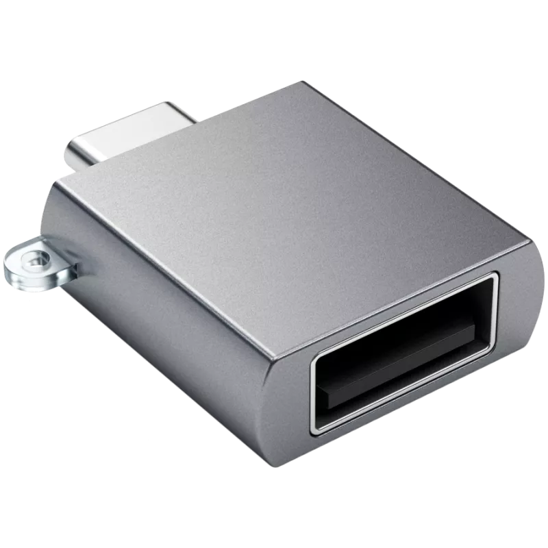 Satechi USB-C auf USB 3.0 Adapter Space Gray edles Design & hohe Qualität - kompaktes Design - - - (179979)