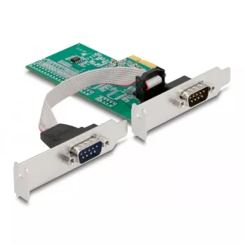 DeLOCK 89555 PCIe Serielle Adapterkarte - 2 x RS-232