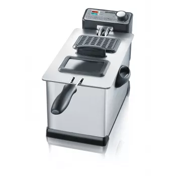 Fritteuse Severin FR 2431 Single 3 L 2000 W Edelstahl