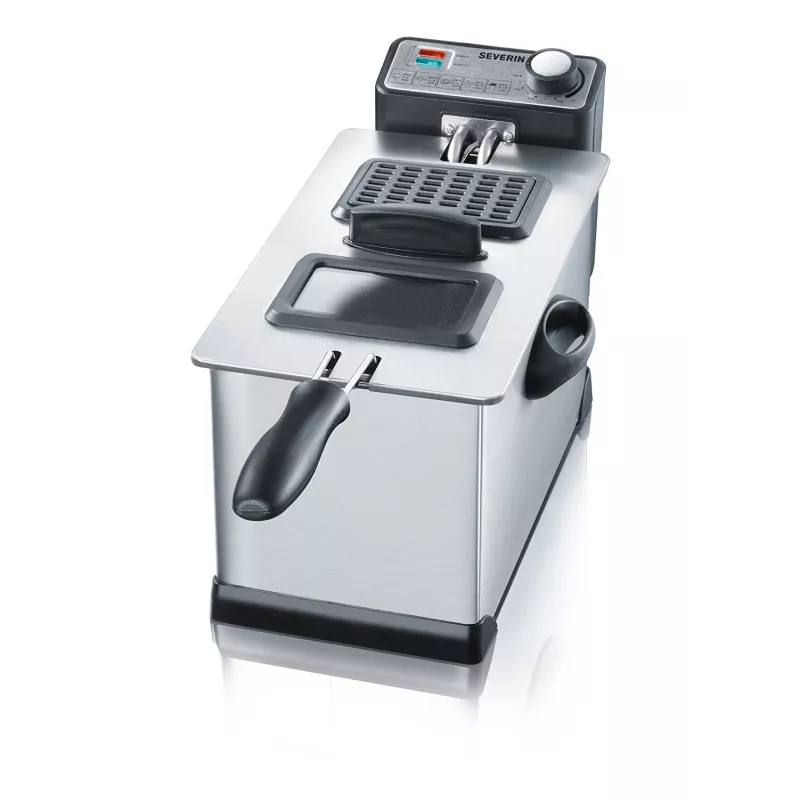 Fritteuse Severin FR 2431 Single 3 L 2000 W Edelstahl