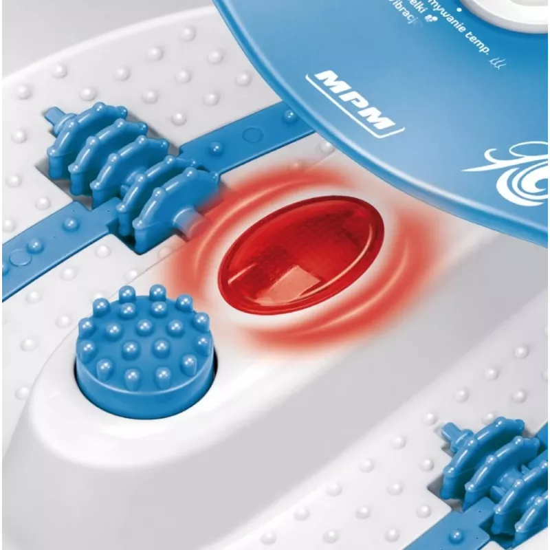 MPM MMS-01 Fußmassagegerät Blau, Weiß