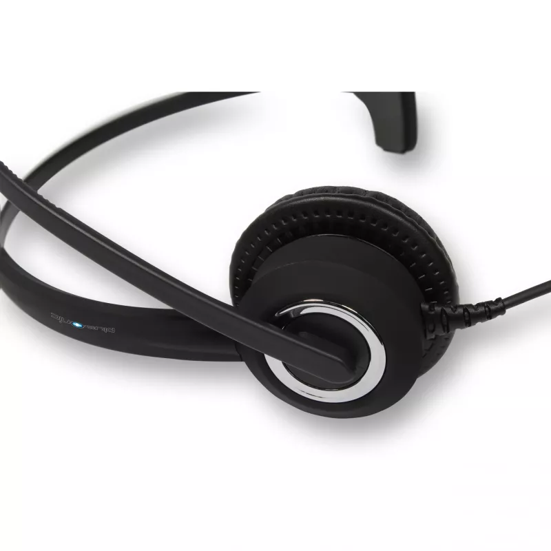 Mono USB Headset Plusonic 10.1P — einohriges USB-Headset kompatibel mit Teams und Skype