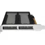 Mobiles Speicher-Rack RAIDSONIC ToughArmor MB842MP-B — 2 Wechselschächte für M.2 NVMe, PCIe 4.0 x16