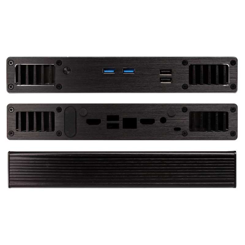 PC-Gehäuse Akasa Plato X7D Small Form Factor Schwarz