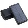 Tragbare Powerbank PowerNeed ES20000B 20000mAh — 2x USB 5V/2A, 9W, wasserbeständig, schwarz, 370 g