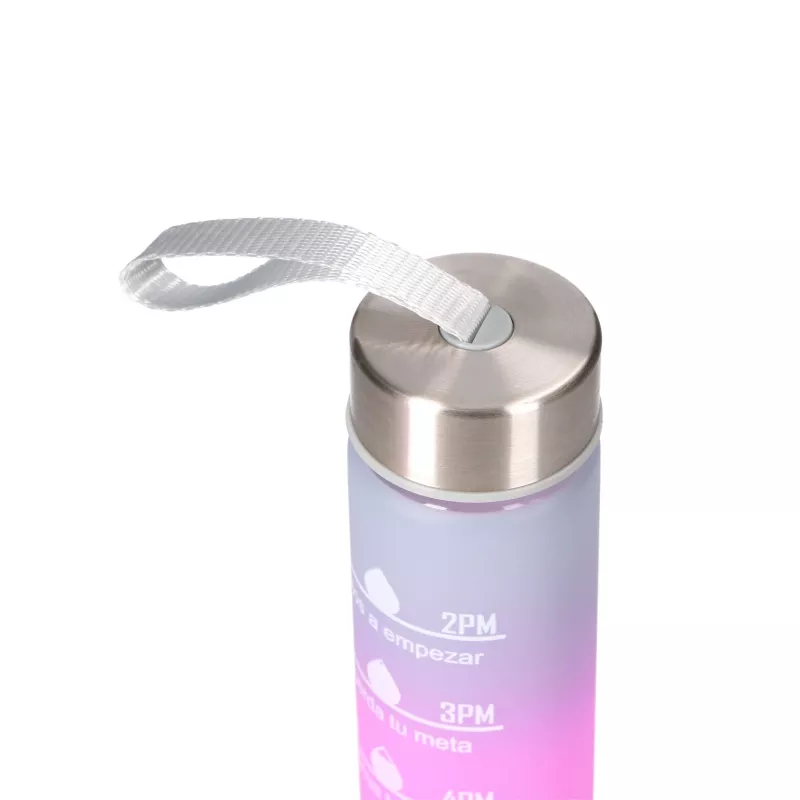 Extralink Motivations-Trinkflaschen-Set 3W1 Pink-Schwarz 2000ML+900ML+300ML
