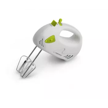 Handmixer ESPERANZA EKM007G — 150 W, 7 Geschwindigkeiten, Schneebesen, ergonomischer Griff, 1,1 m Kabel, grün/weiß