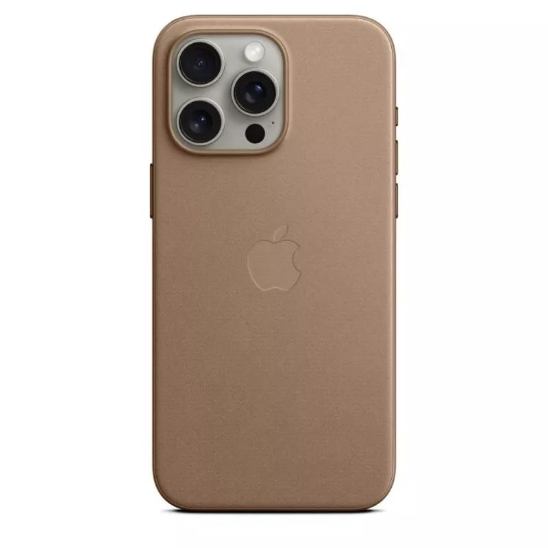 Apple iPhone 15 Pro Max FineWoven Case mit MagSafe – Taupe