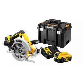 DeWALT DCS570P2-QW tragbare Kreissäge 18,4 cm Silber, Gelb 5500 U/min
