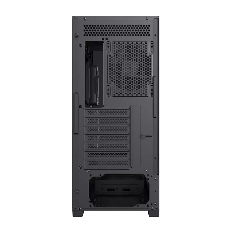 Gamemax Gehäuse | VISTA 2 AB | Schwarz | Midi-Tower | Netzteil nicht enthalten